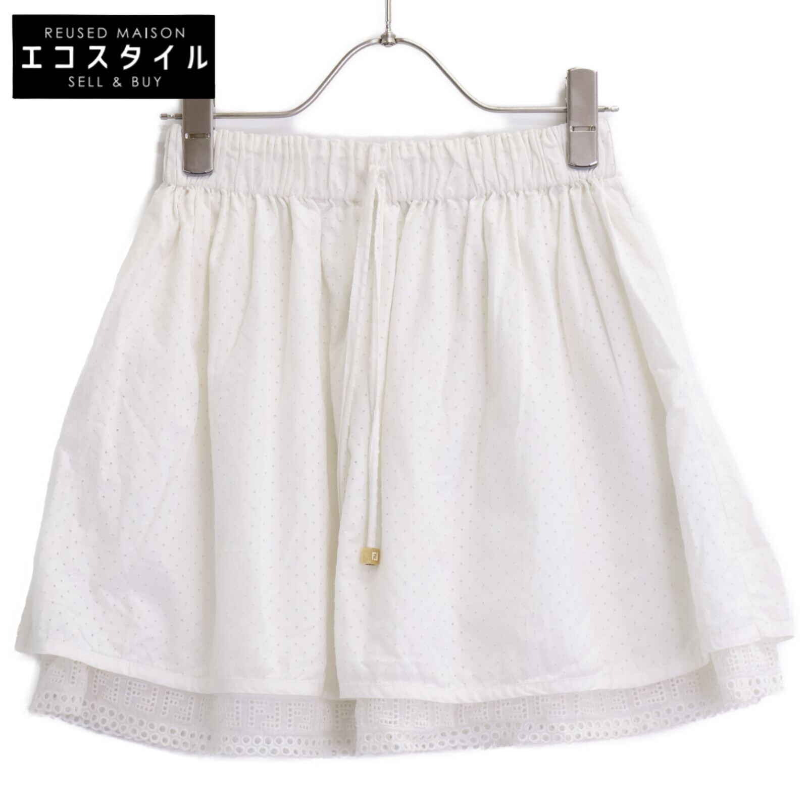 楽天市場】FENDI フェンディ ハイウエスト キルティング スカート ミニ