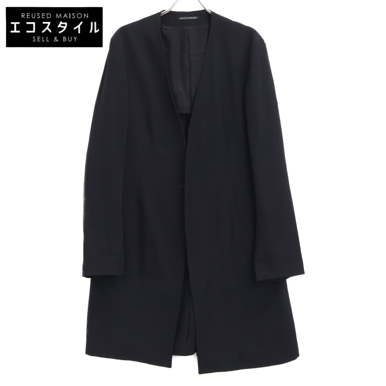 美品Bishoolビシュールクロウールギャバノーカラージャケットヨウジヤマモト Yohji Yamamoto collections2024-25 Autumn/Winter Collection