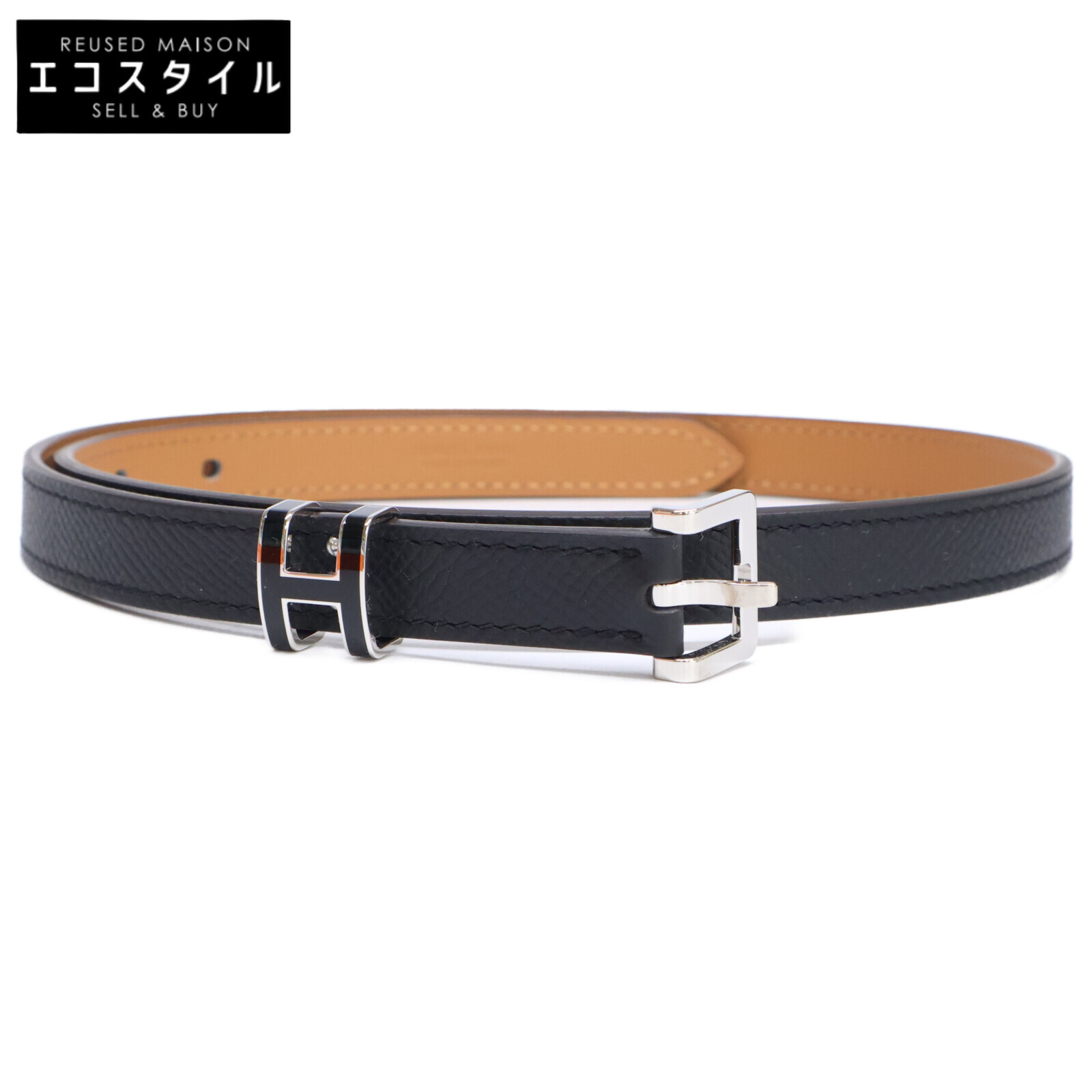 【極美品】正規品 HERMES エルメス ポップH 15 ベルト ブラック 黒 HERMES エルメス ポップH 15 ベルト ブラック H081087CD89075