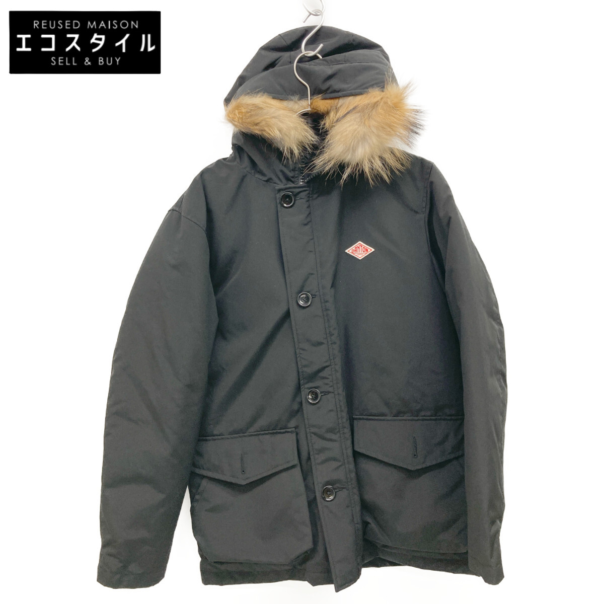 極美品✨　DANTON フーデットダウンジャケット　ファー付き　カーキ　36 Amazon | [ダントン] ファー付 キルティング ショートダウン