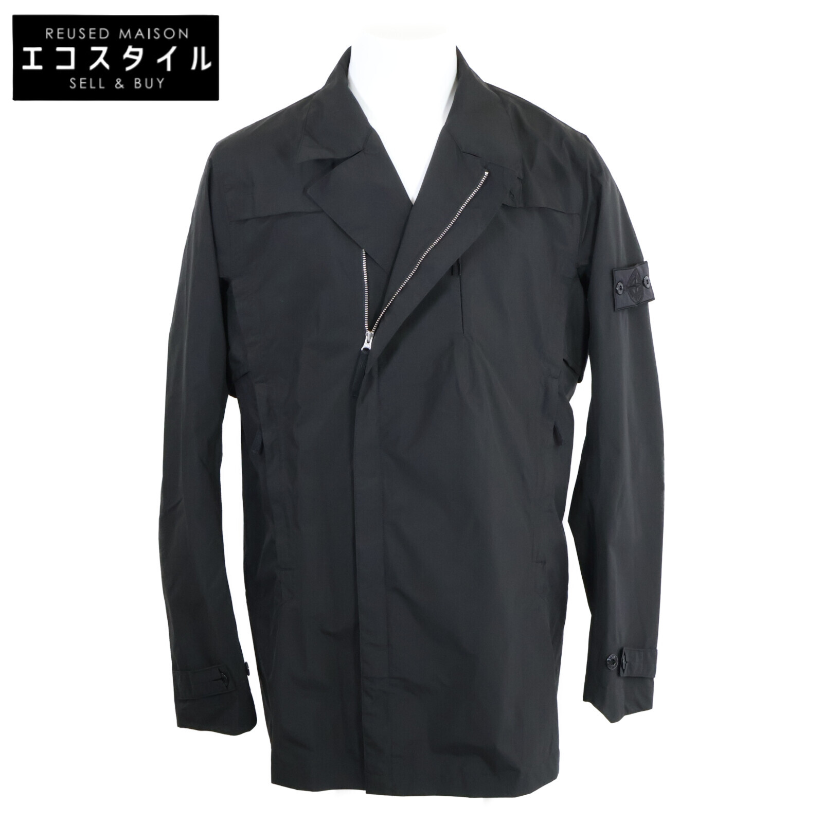 Stone  21SS Micro Reps 黒い ジャケット STONE ISLAND ストーンアイランド POLYESTER MICRO TWILL