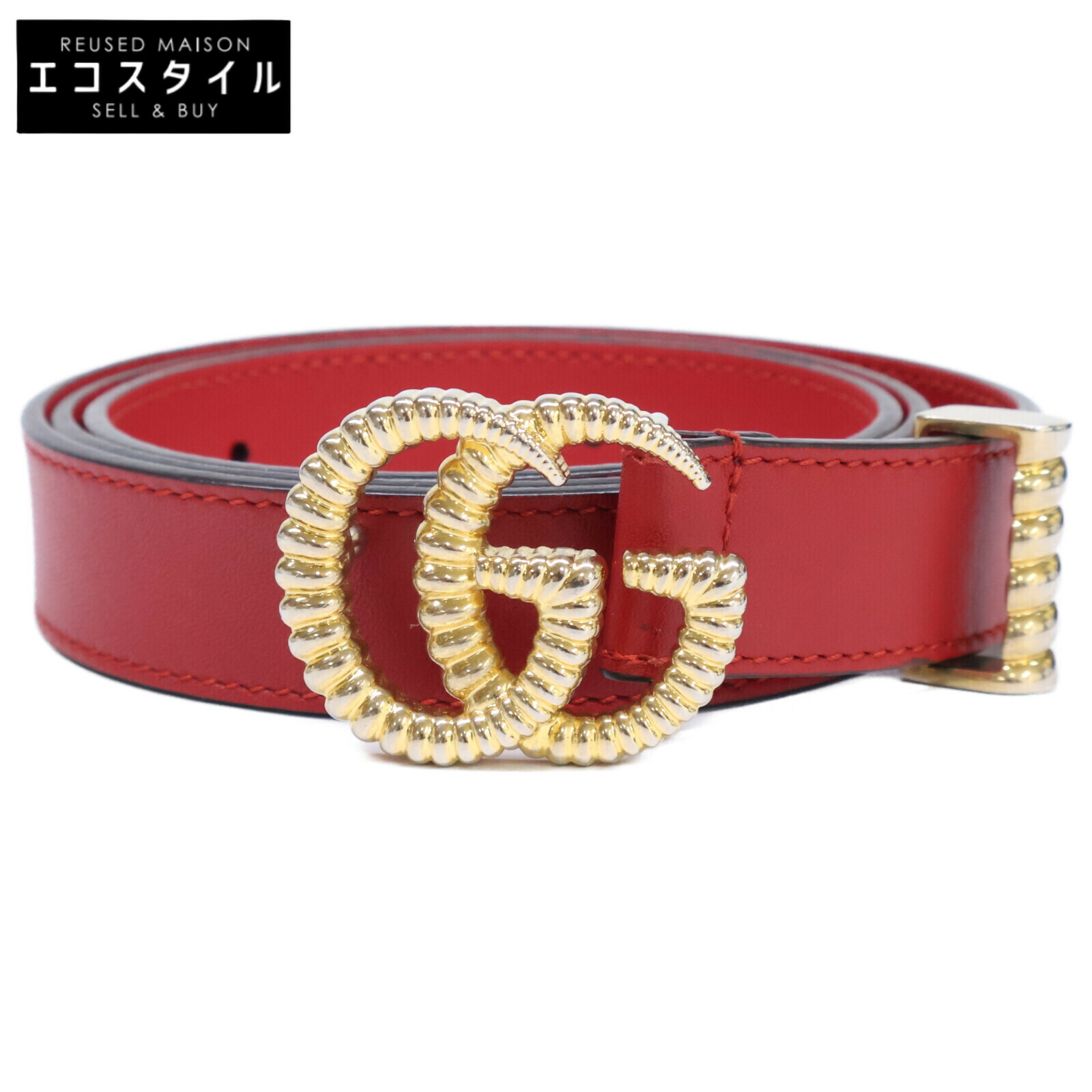 楽天市場】GUCCI グッチ Gバックル レディースベルト レザー 黒