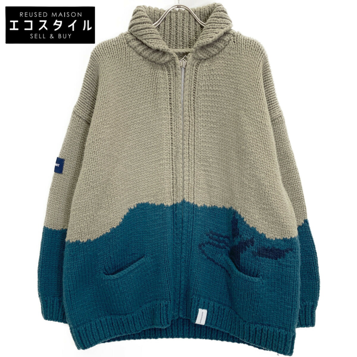 DESCENDANT カウチンニット　サイズ3 14070236-a.jpg