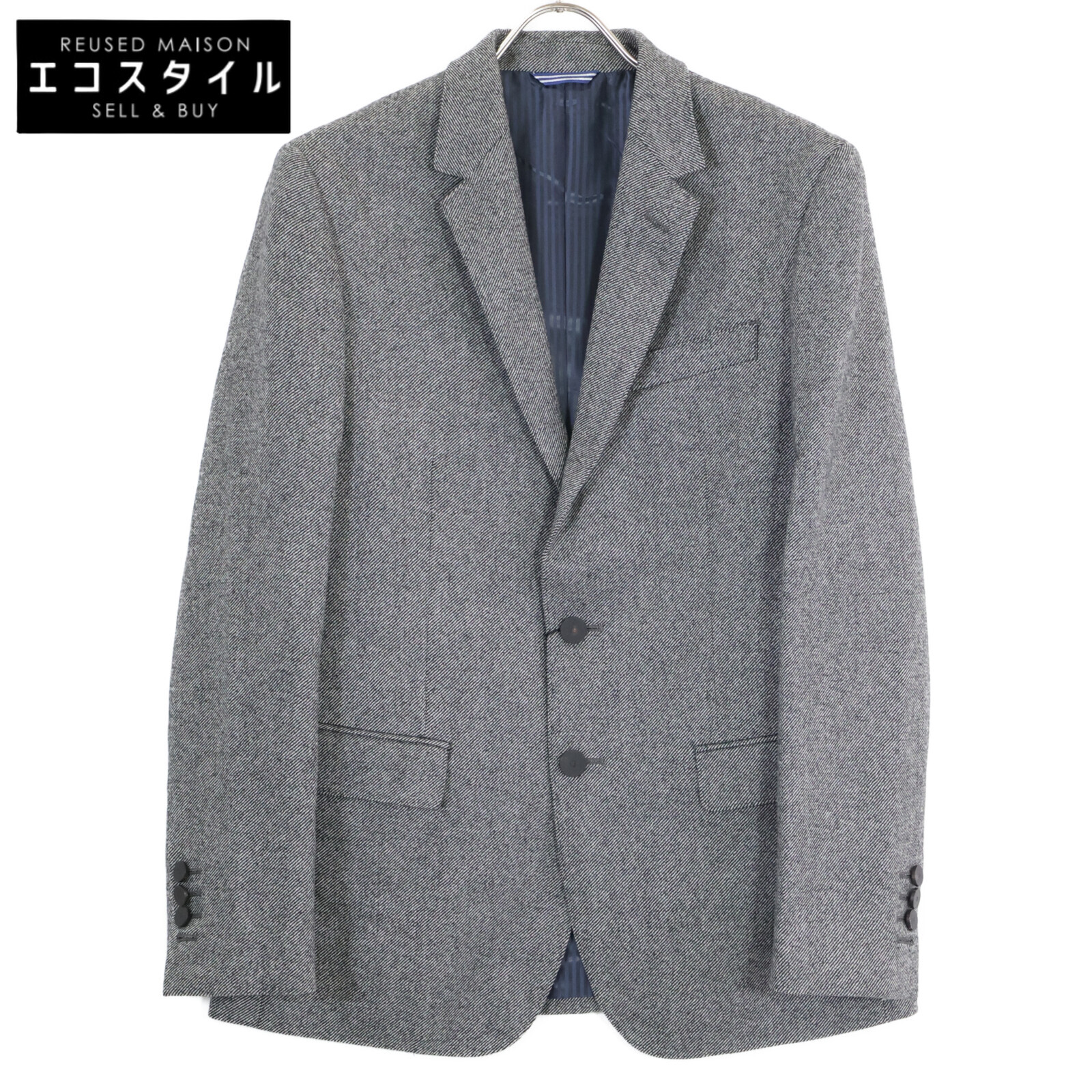 極美品 希少 LANVIN en Bleu リネン100% テーラードジャケット ウールテーラードジャケット|LANVIN COLLECTION | LANVIN