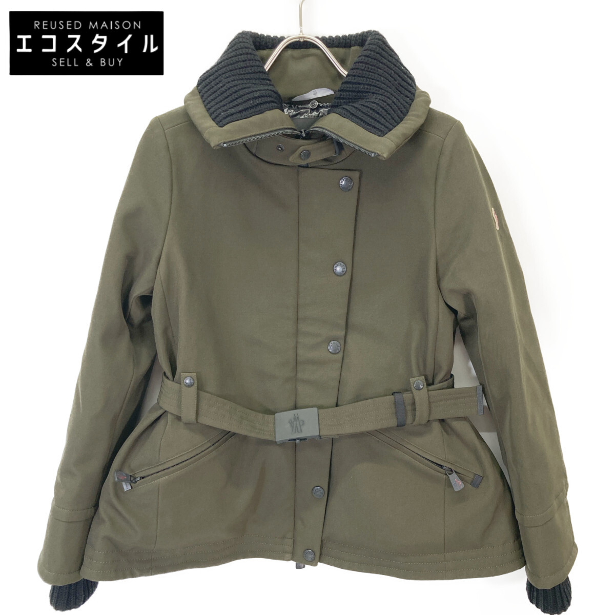 楽天市場】MONCLER モンクレール HALESIA 黒 ナイロン フーディ