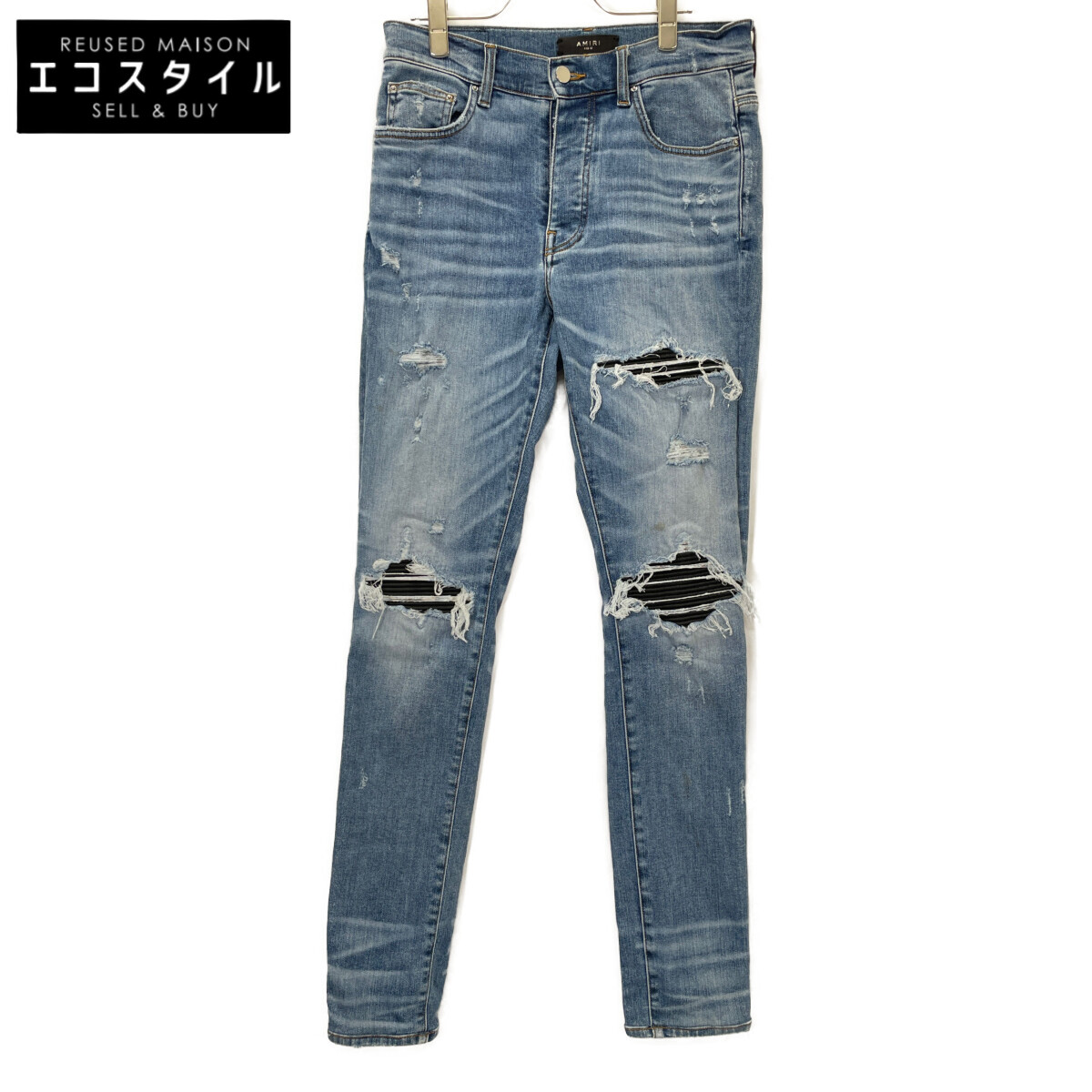 Amiri denim カーゴパンツ AMIRI アミリ デニム スキニー カーゴパンツ インディゴ USED