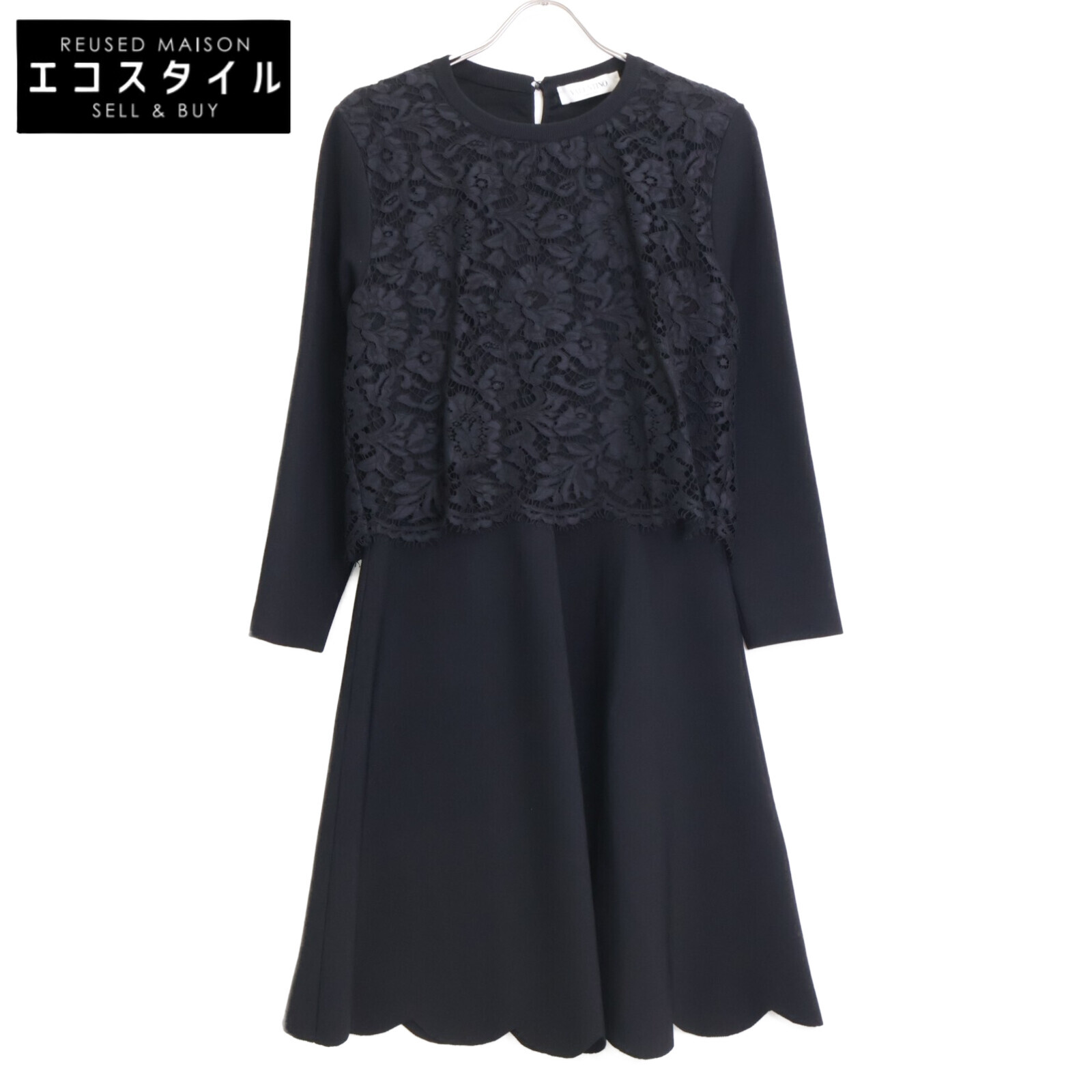 極美品　ヴァレンティノ　シャツワンピース　花柄　サイズ42(L) 極美品 ヴァレンティノ シャツワンピース 花柄 サイズ42(L