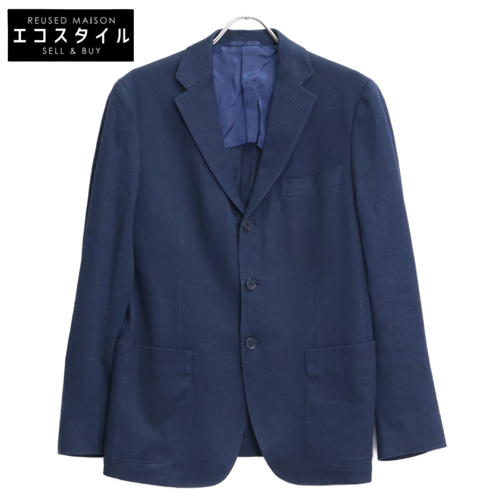 UNITED ARROWS ユナイテッドアローズ 11221894528 UAF ﾘﾈﾝｶﾉｺ3Bｼﾞｬｹｯﾄ ジャケット 46 ネイビー メンズ 【中古】 5,390円