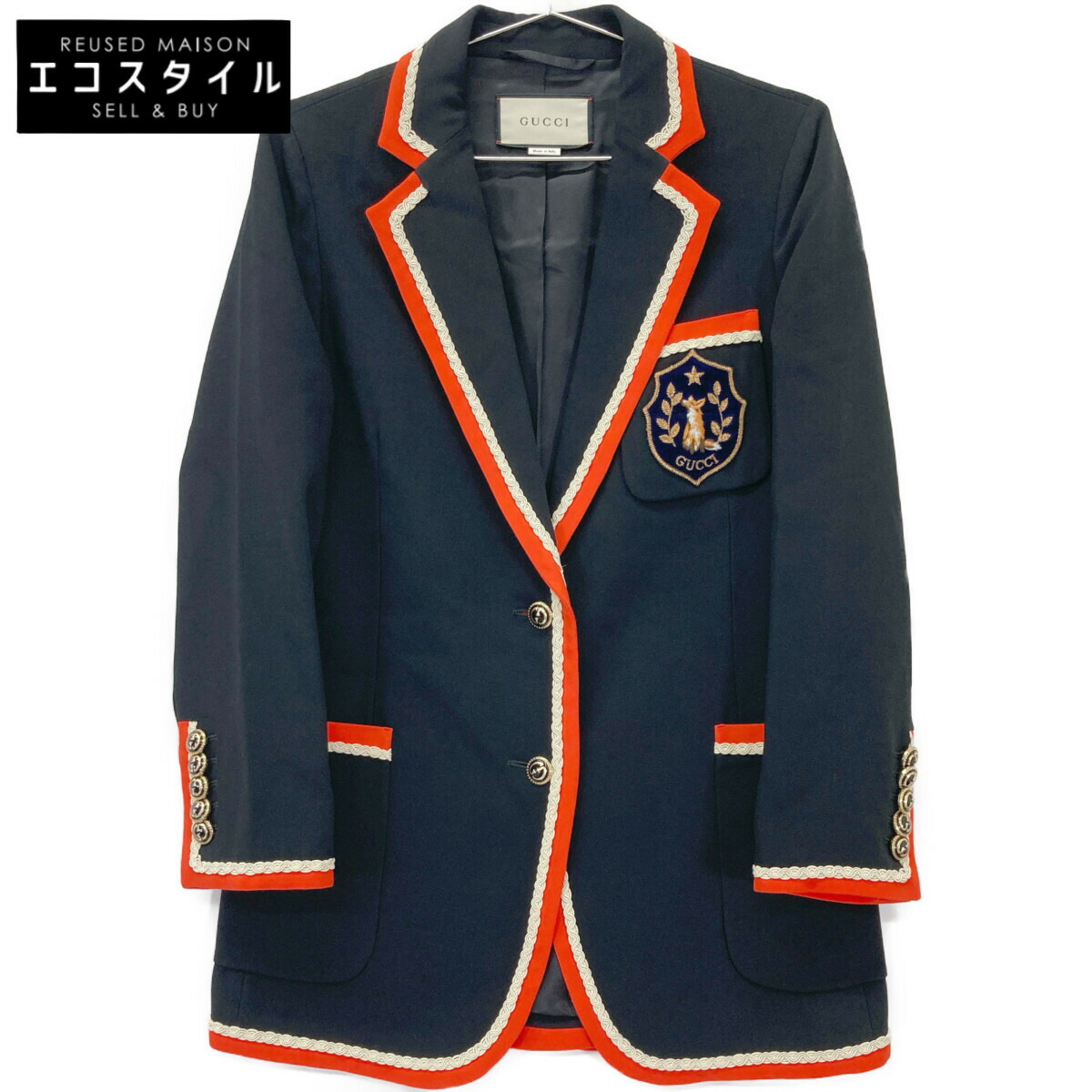 楽天市場】【美品】 グッチ ジャケット レディース 44サイズ ウール