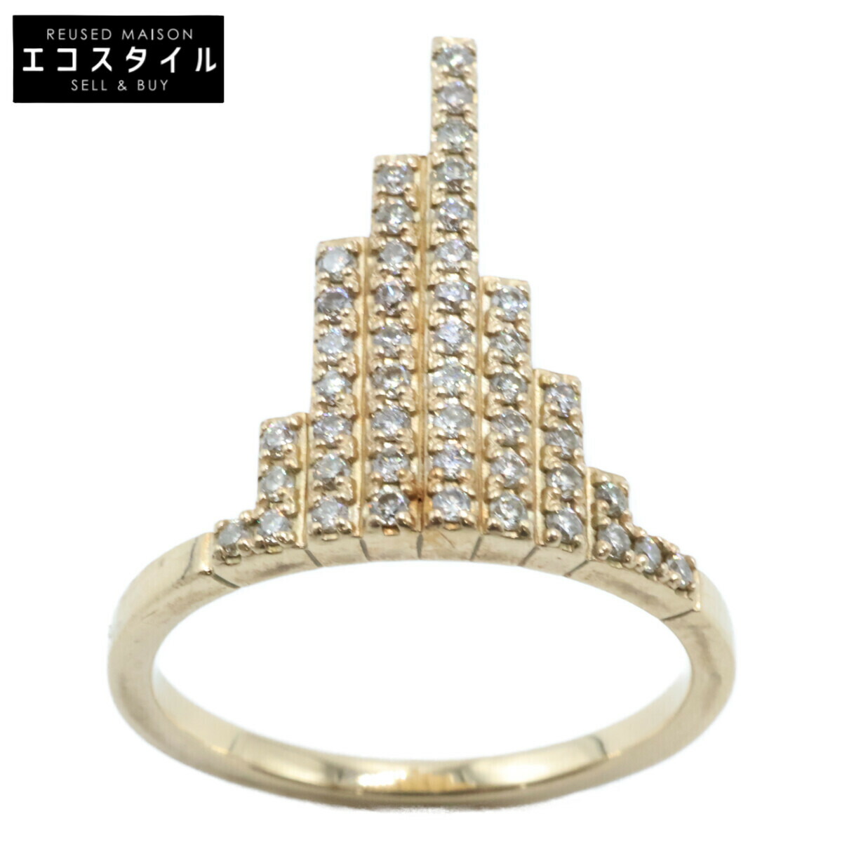 楽天市場】【hirotakaヒロタカ】 K10YG/ダイヤモンド0.09ct