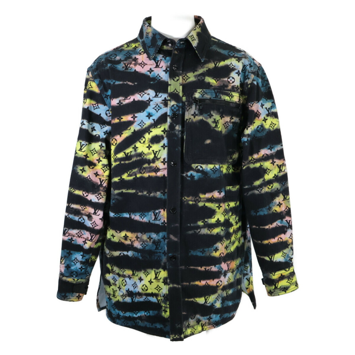 ら*中様 Louis Vuitton モノグラム デニムジャケット 44 楽天市場】ルイヴィトン LOUIS VUITTON モノグラム プリンテッド