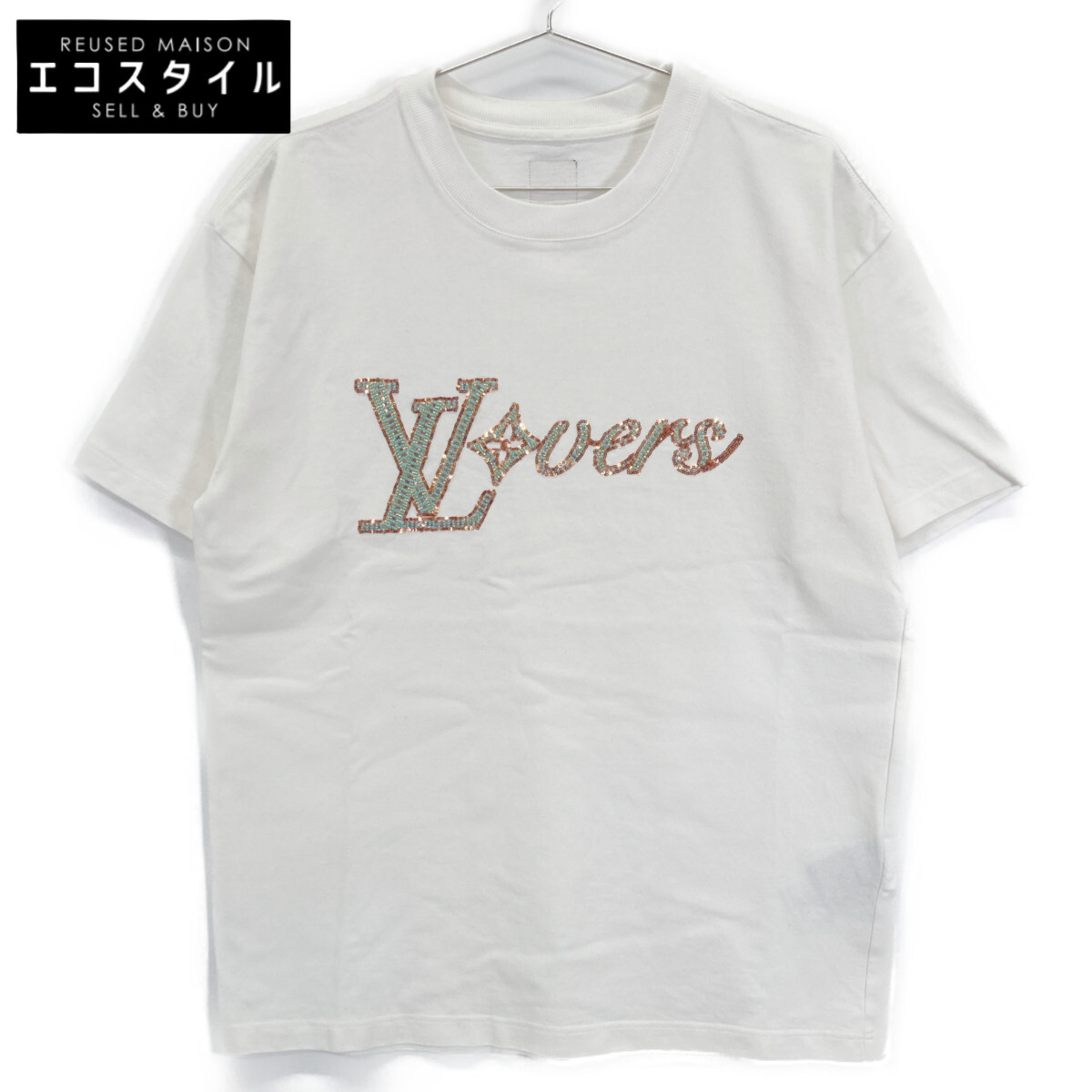 LOUIS VUITTON ホワイト Tシャツ 新品 Louis Vuitton Embossed LV T