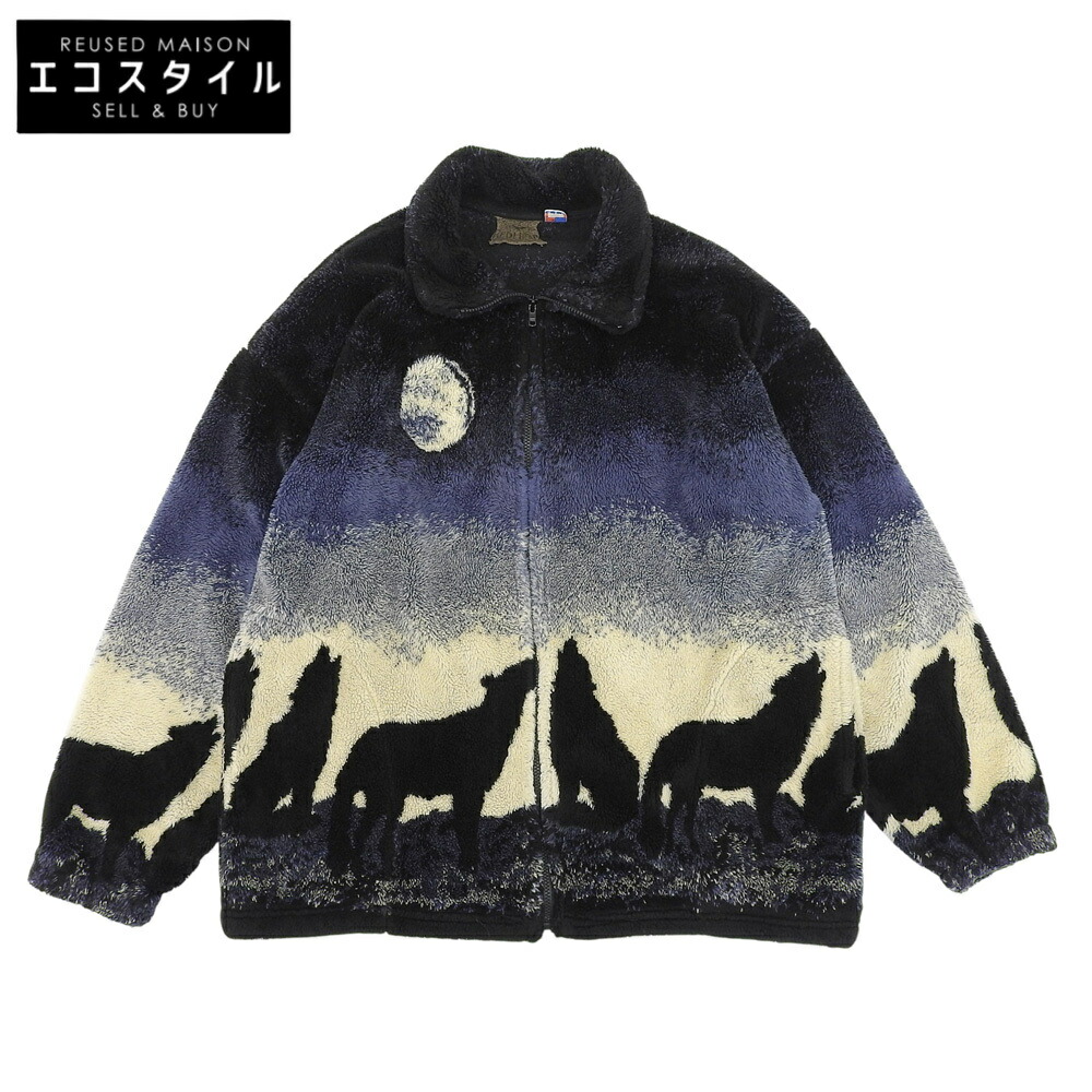 楽天市場】古着 90年代 マズマニア MAZMANIA 総柄 馬柄 フリース