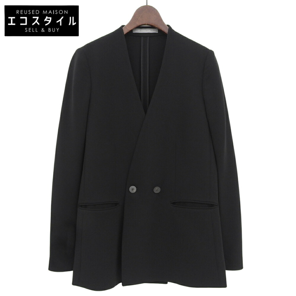 美品 theory luxe セオリーリュクス ノーカラージャケット ブラック 楽天市場】Theoryセオリー theory luxeセオリーリュクス 03