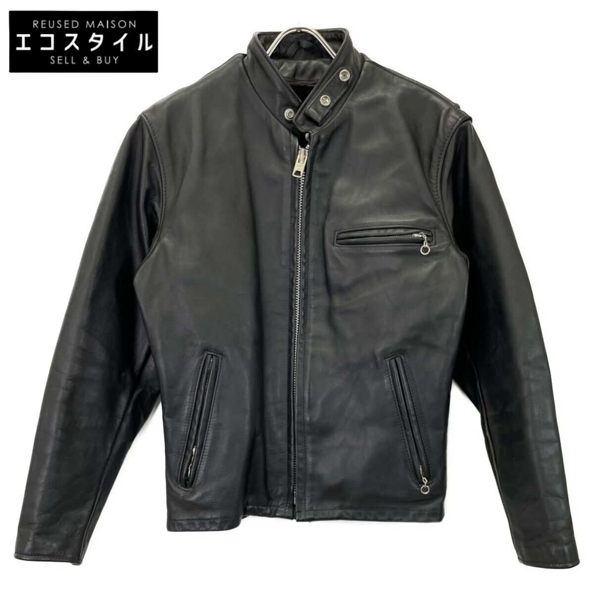 Schott 6103US Horween 34 ショット ホーウィン 黒 Schott 6103US Horween 34 ショット ホーウィン 黒