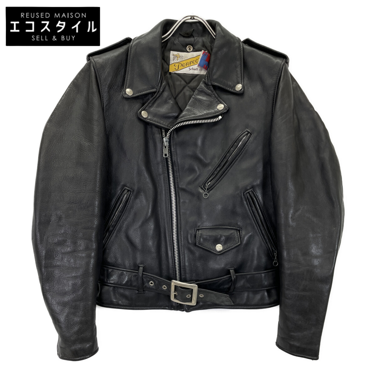 80-90s Schott Perfecto ブラックレザーライダースジャケット 楽天市場】80s 90s USA製 □ Schott PERFECTO 本革 レザー
