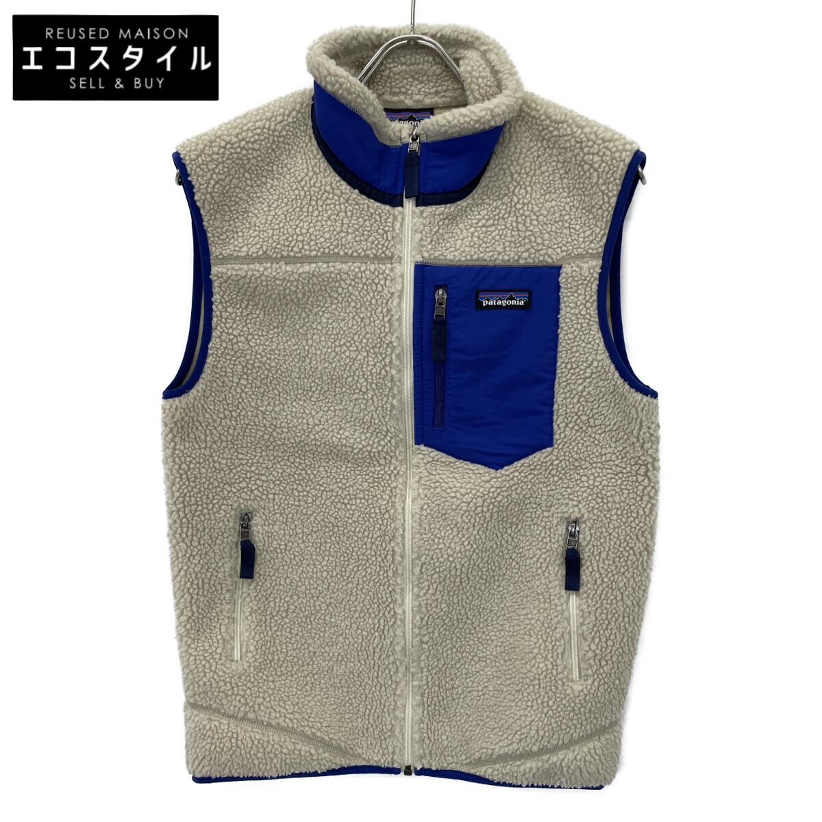 patagonia フリースベスト Lサイズ ベージュ/ブルー レトロX 楽天市場】EUモデル パタゴニア patagonia フリース ベスト メンズ