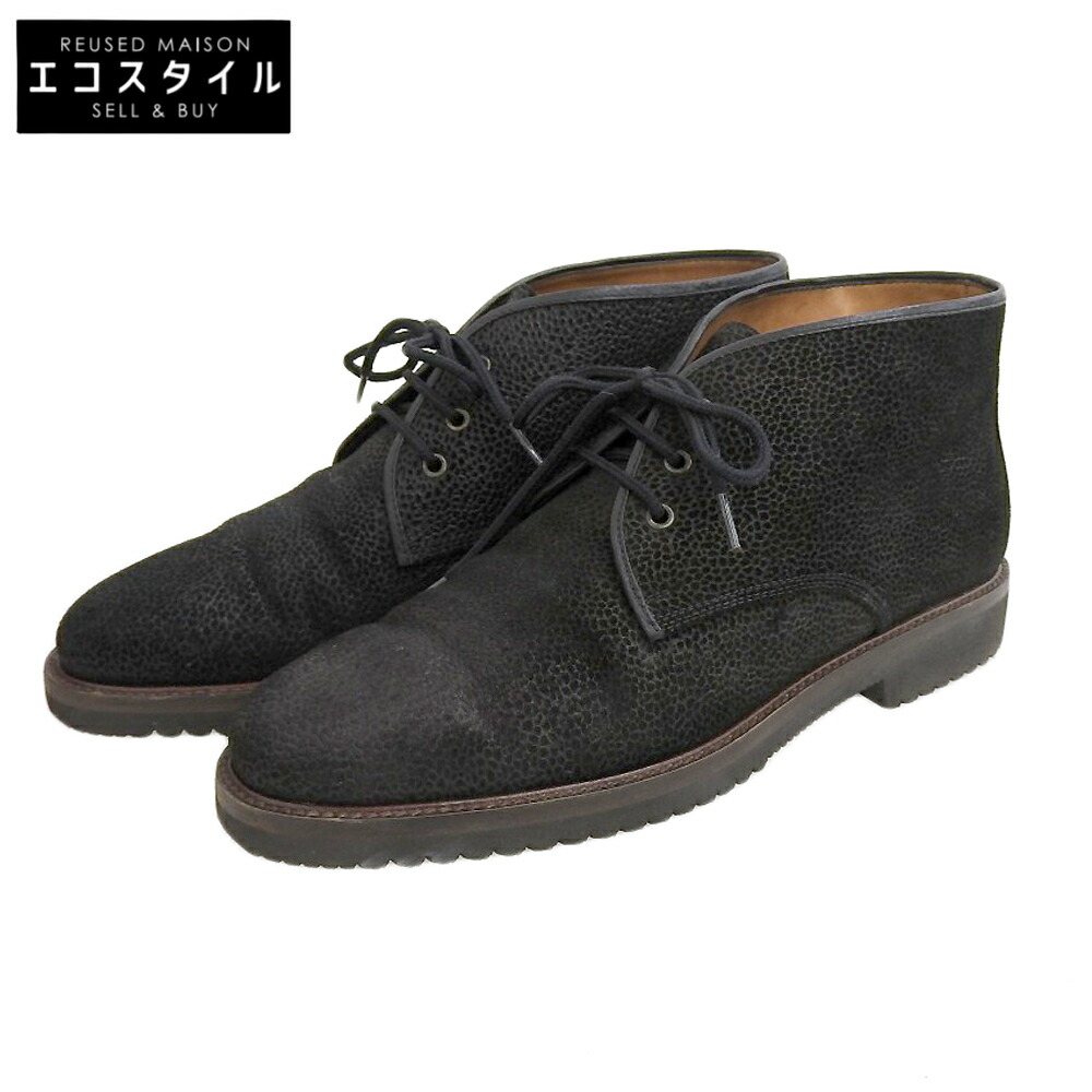 【イーサン】　美品】サルバトーレフェラガモ　チャッカブーツ　ブラック 楽天市場】Salvatore Ferragamo サルヴァトーレフェラガモ スエード