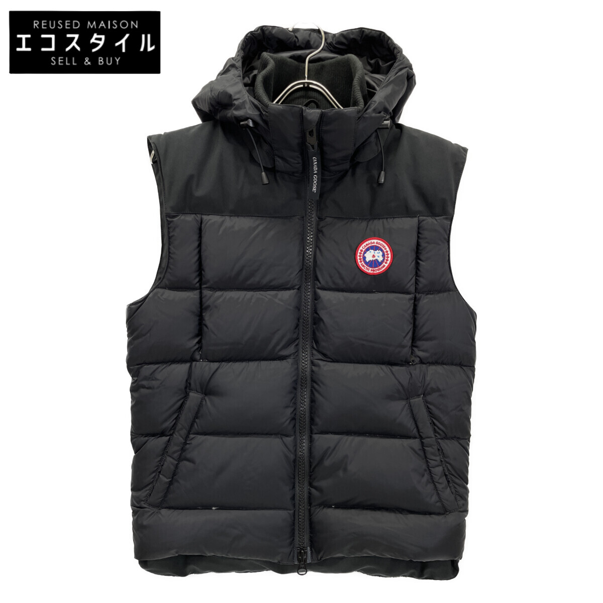 カナダグースベスト  Arctic Program ベスト CANADA GOOSE (カナダグース) 胸ロゴ フルジップ ダウンベスト