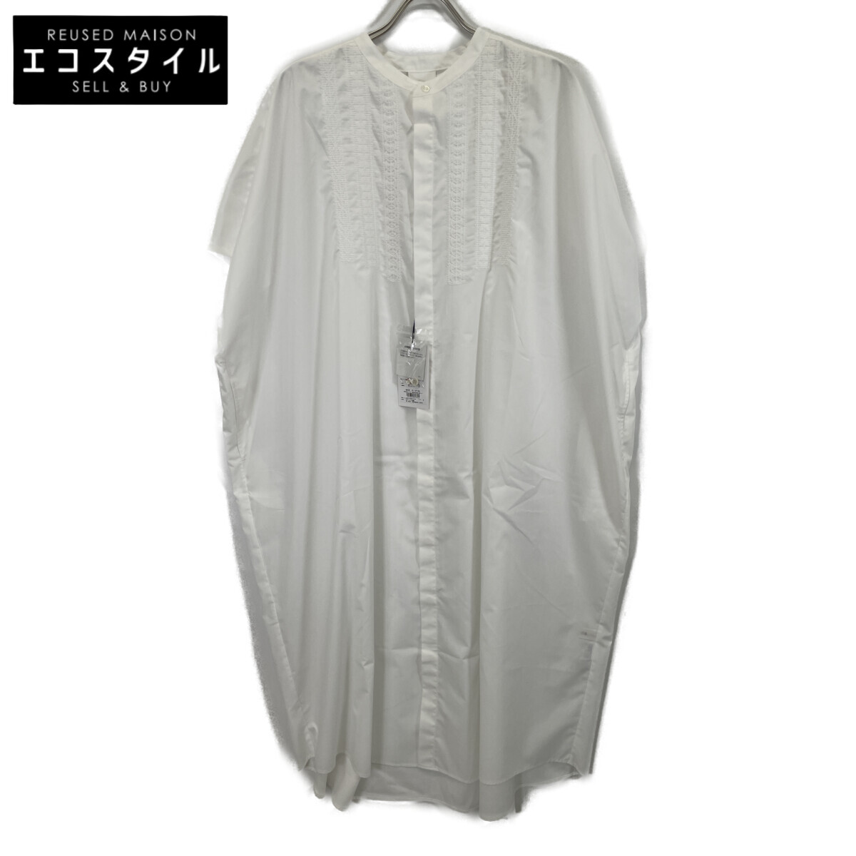 ZUCCA ズッカ 25年製 ZU53FH074 白いこと ズッカ ラダーレース刺しゅう衣裳 衣裳   M 白いこと レディース 【中古】