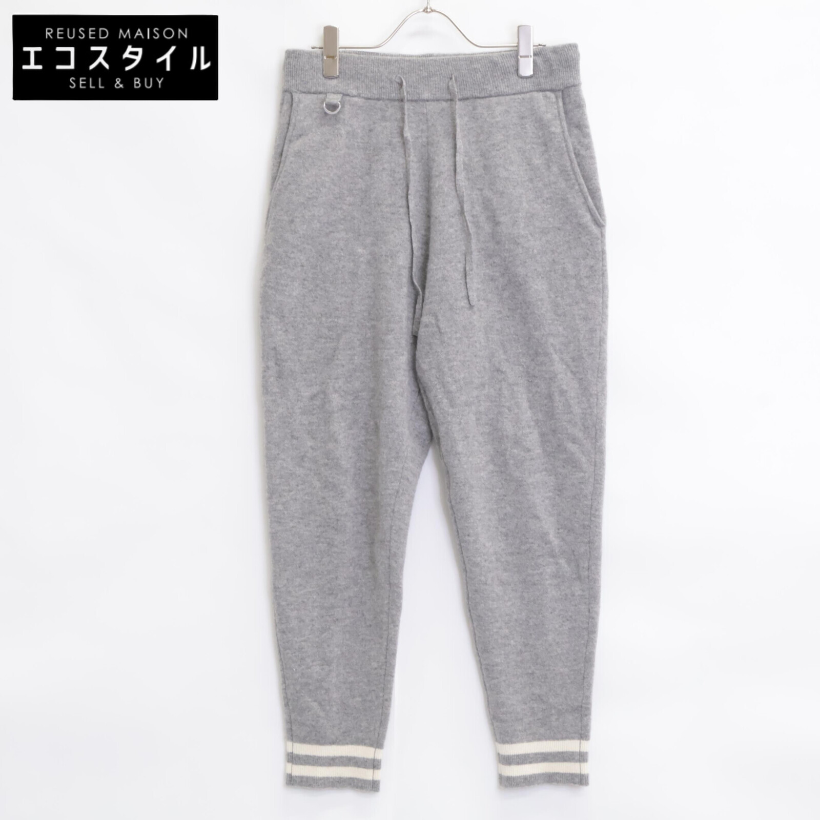 SOPHNET. ソフネット SOPH-242074 WOOL FLEECE RIBBED PANTS ボトムス   S 薄墨色 メンズ 【中古】