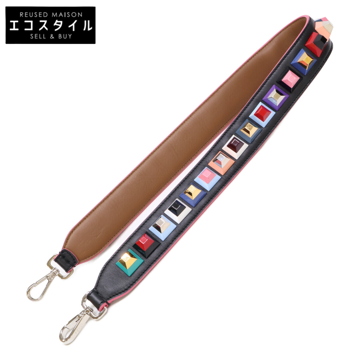 楽天市場】FENDIフェンディ フラワー×ショートスパイクスタッズ ミニ