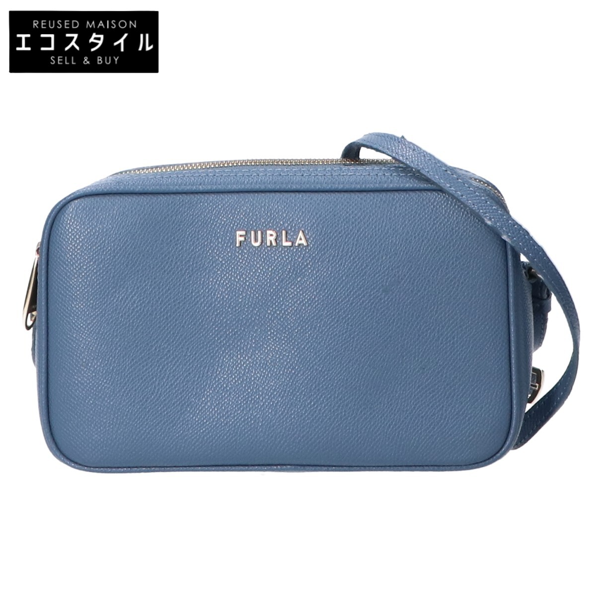 FURLA フルラ EK27LIL BX0306 LILLI リリー ショルダーバッグ ブルー レディース 【中古】