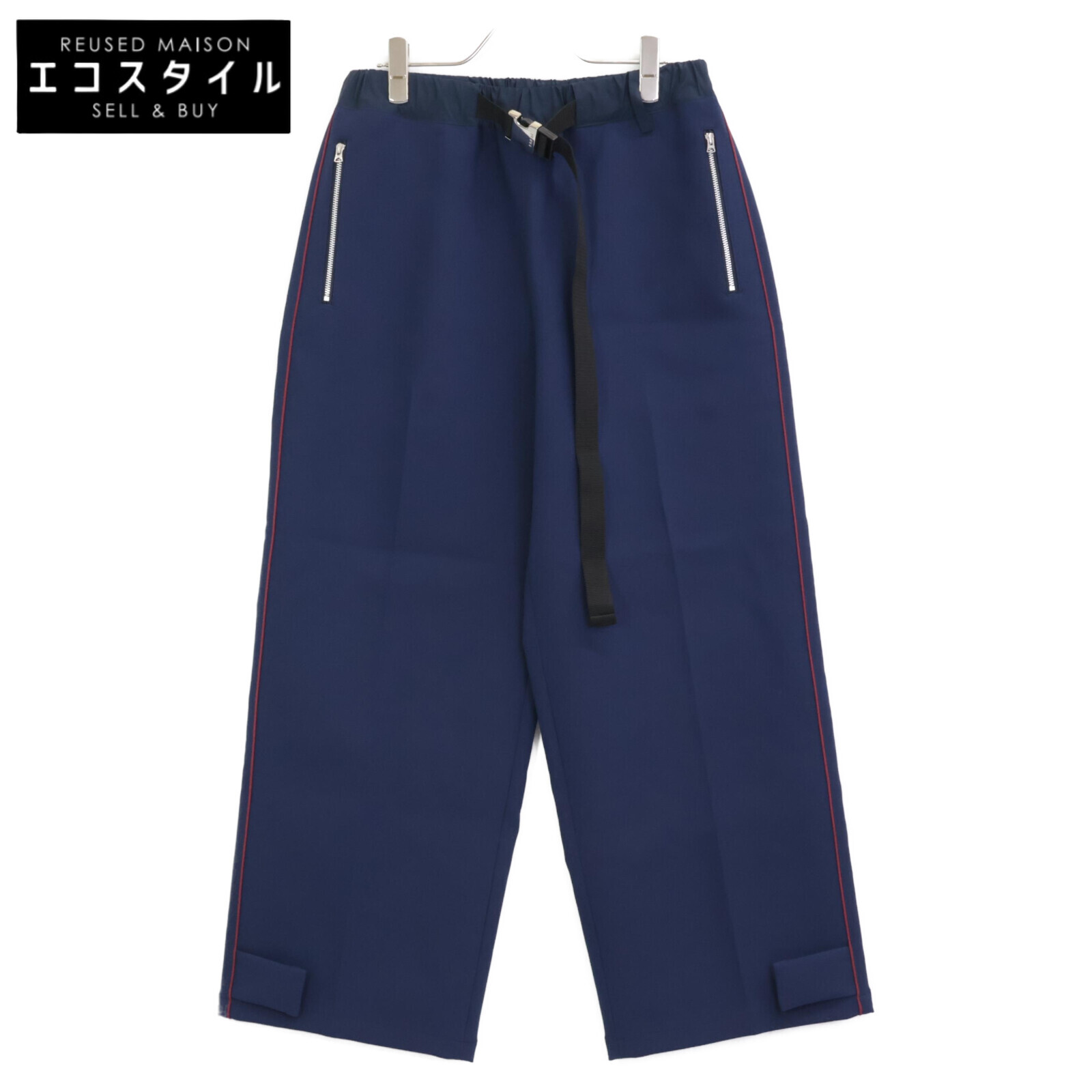 楽天市場】Sacai サカイ パンツ 切替 デザイン ナイロン トラック