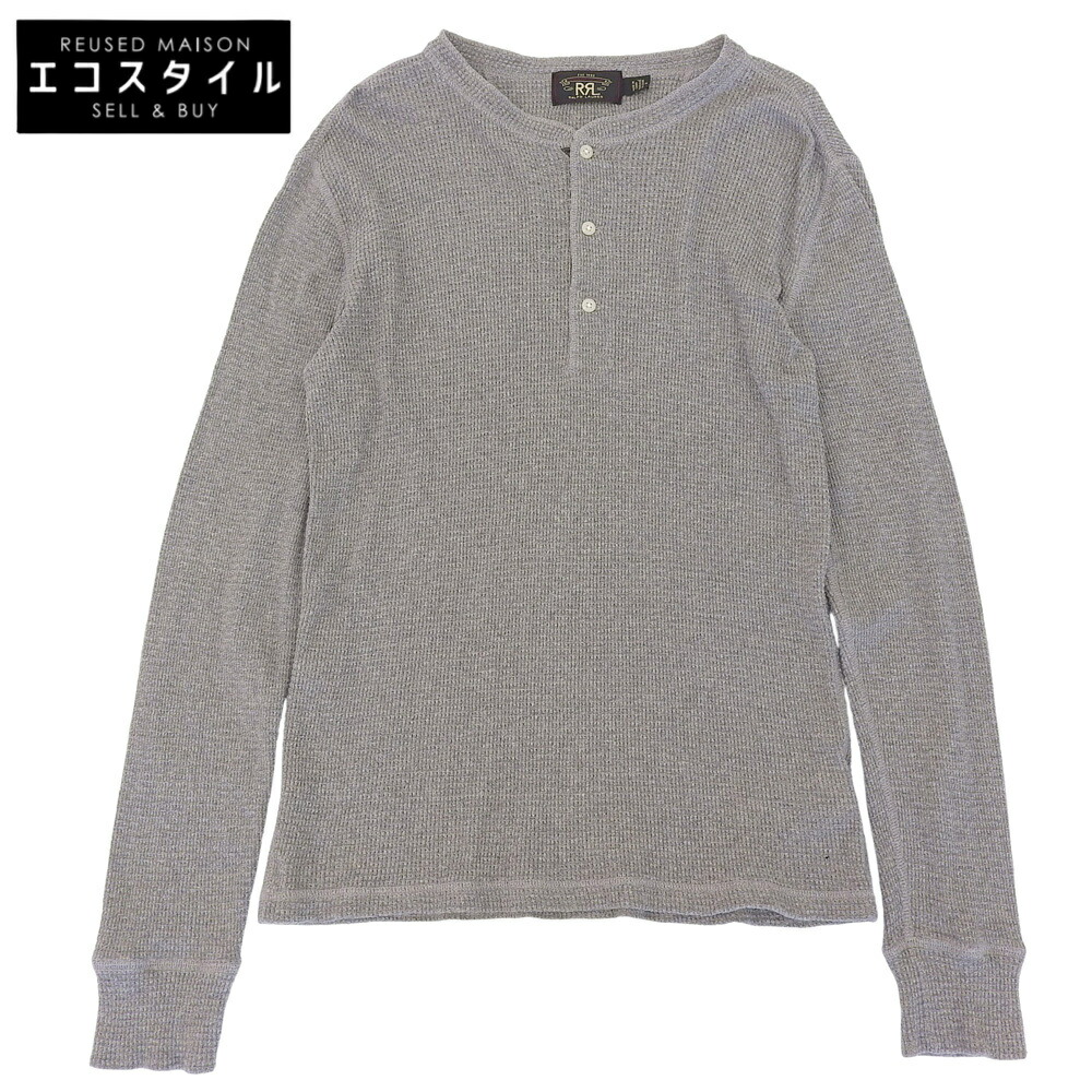 RRL ダブルアールエル ヘンリーネック チェック Tシャツ 袖リブ RRL等の通販サイト【RHYTHM】RRL(ダブルアールエル) L/S INDIGO STRIPE