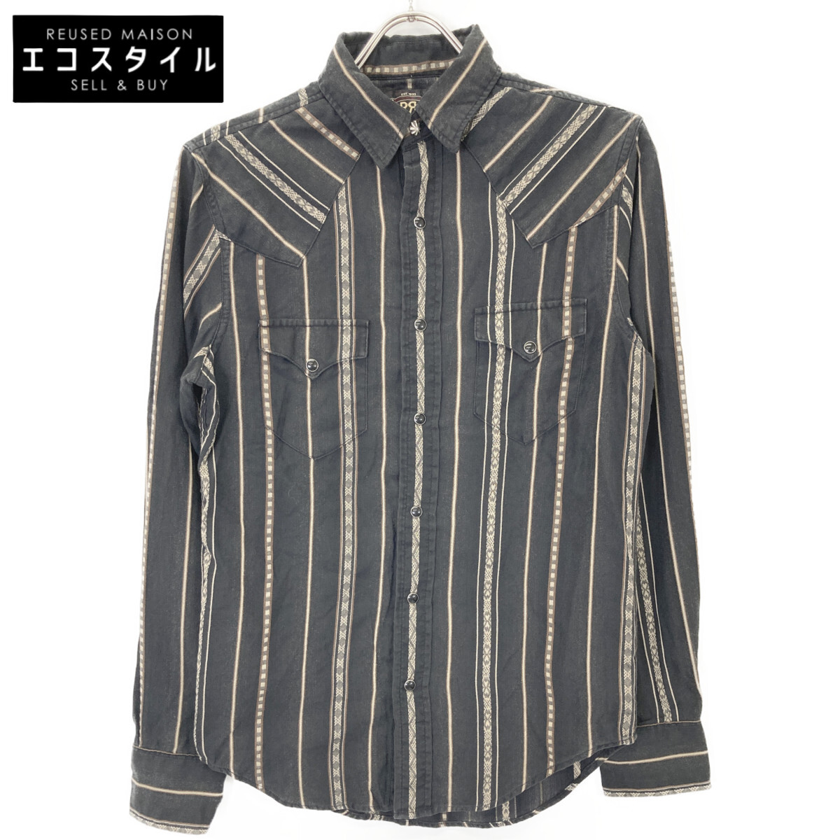 楽天市場】RRL ダブルアールエル BLACK DENIM WORK SHIRT ブラック