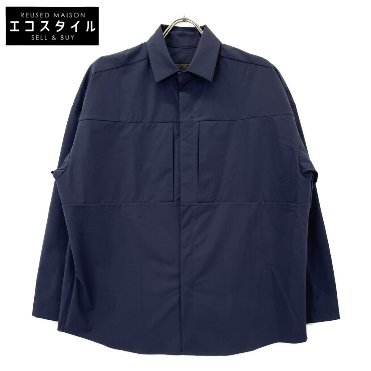 SOPHNET. ソフネット 242040 米国海軍 STRETCH TECH長袖プルオーバー トップス   S 米国海軍 メンズ 【中古】