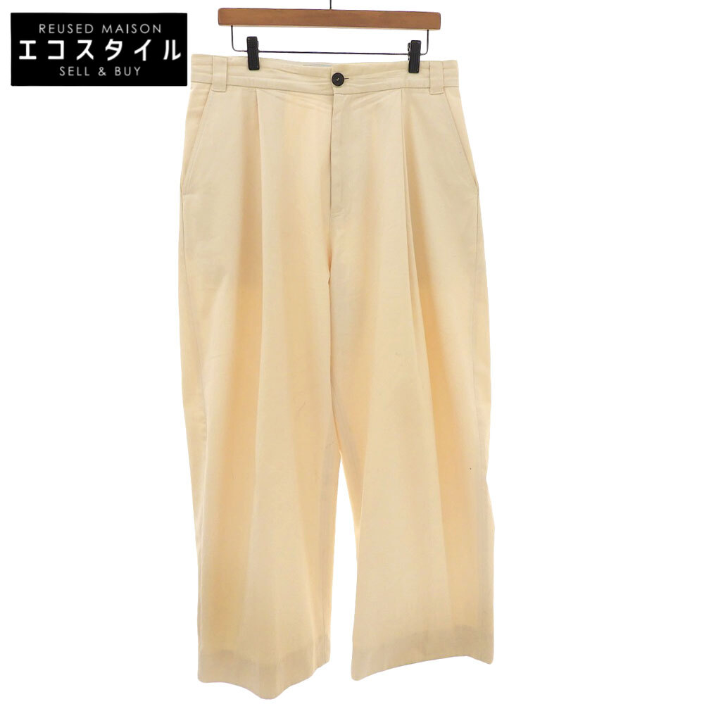 STUDIO NICHOLSON スタジオ ニコルソン パンツ ボトムス メンズ ベージュ ベージュ系 M 51-10-731037 ボトムス M ベージュ メンズ 【中古】