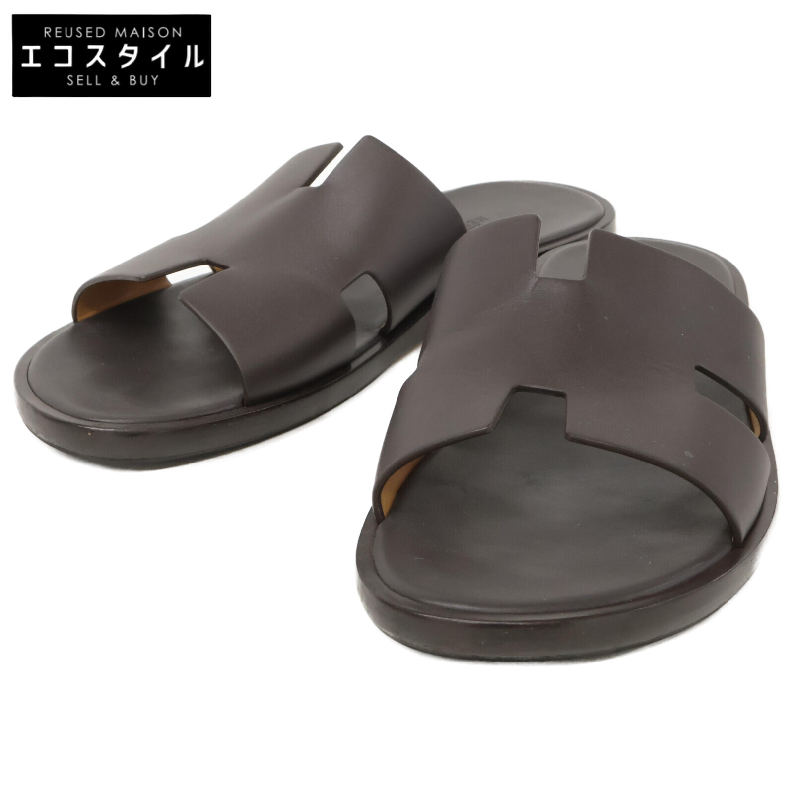 楽天市場】HERMES エルメス ジニアス レザー サンダル/ シューズ 42 1