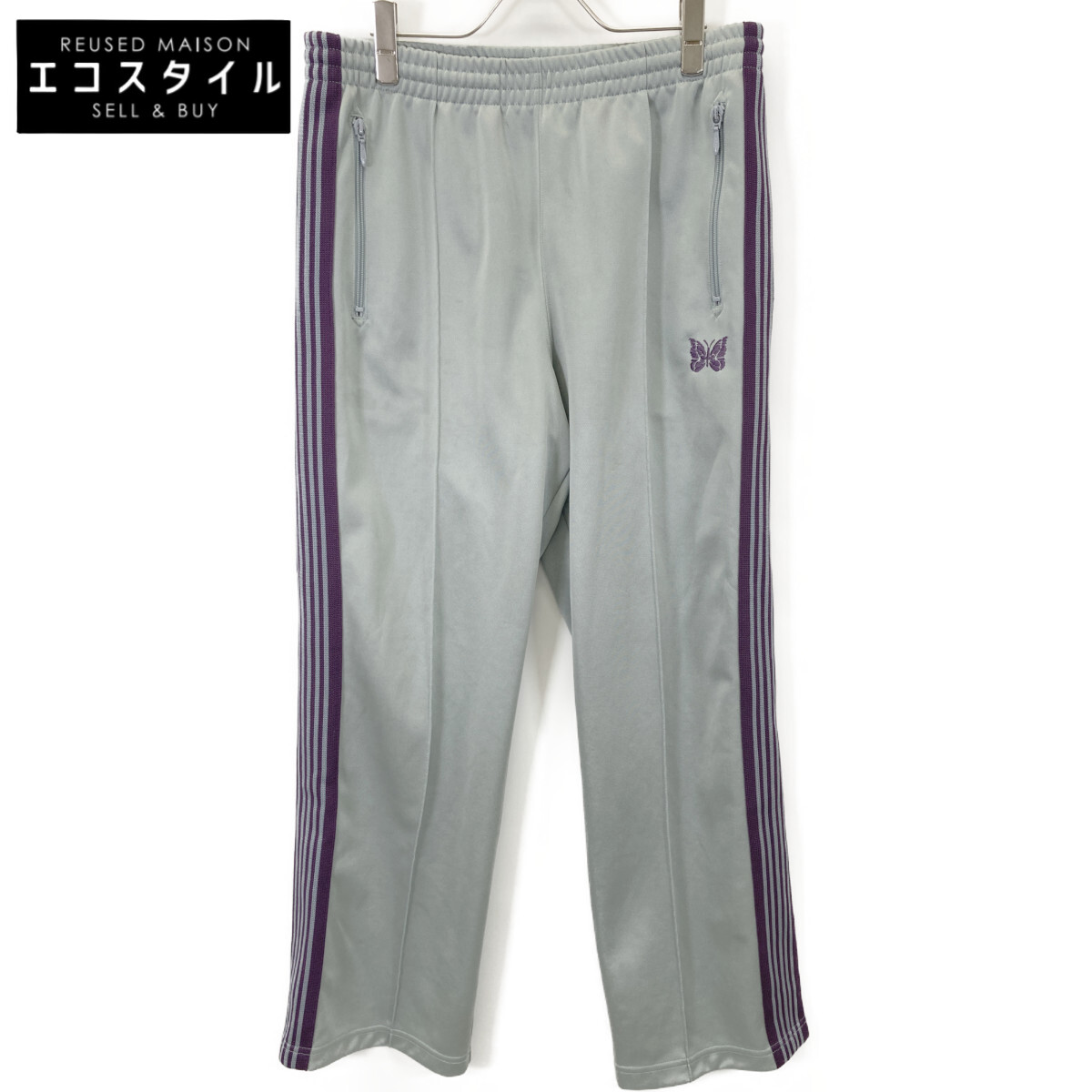送料無料 needles ニードルス ニードルズ トラックパンツ ジャージ Needles / ニードルズ | Zipped Sweat Pant - C/PE Bright Jersey