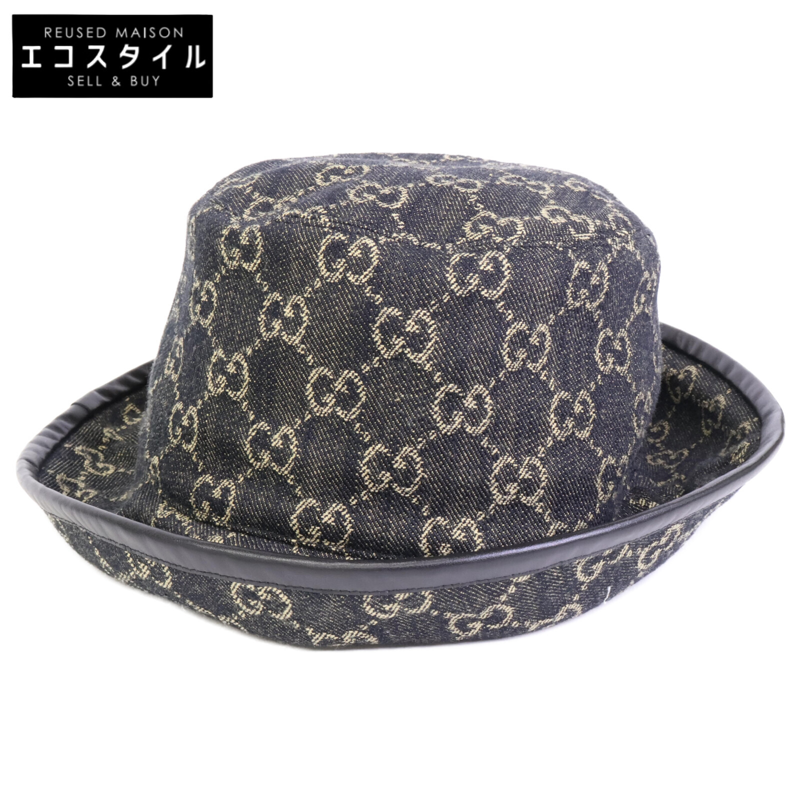 楽天市場】GUCCI グッチ 576371 GG デニム バケットハット 帽子 ハット