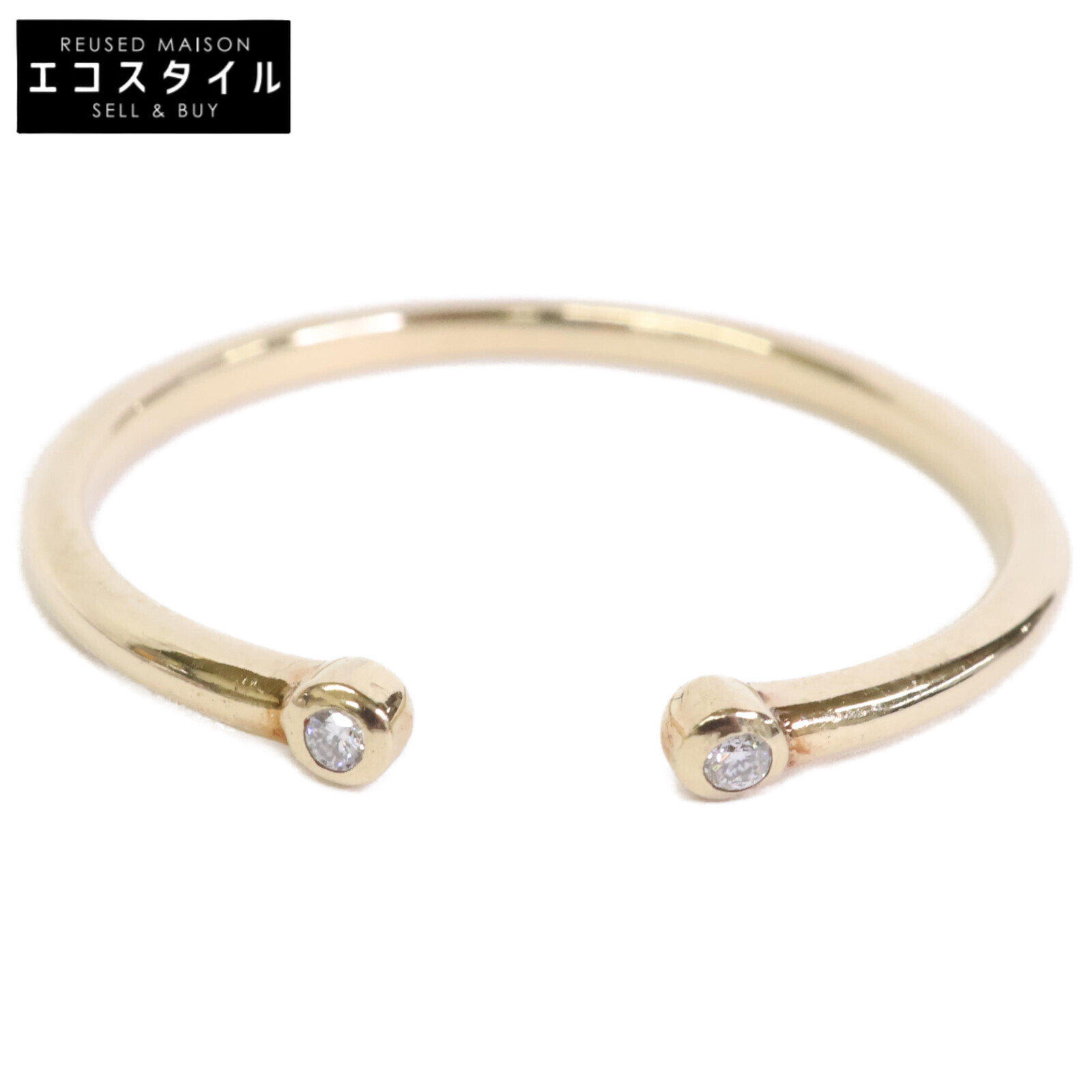 楽天市場】【ギフト品質】エテ ete リング 指輪 9号 レイヤード K10YG