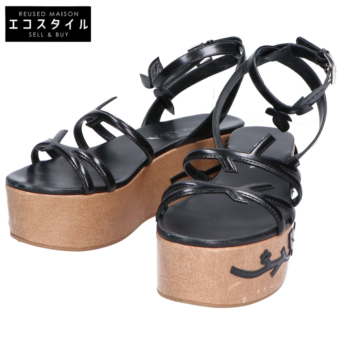 楽天市場】プラダ PRADA レザーサンダル 三角ロゴ フラット スポーツ