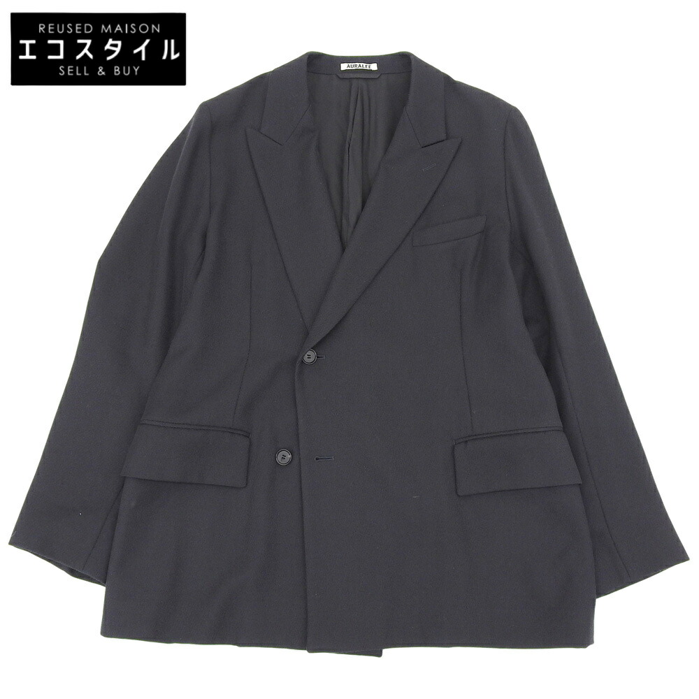 楽天市場】AURALEE オーラリー A8SJ01WH WOOL SILK HERRINGBONE DOUBLE