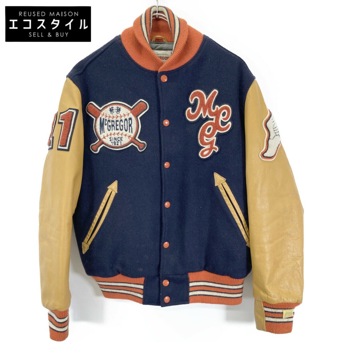 楽天市場】McGREGOR マクレガー ジャケット サイズ:M 80s スタジャン