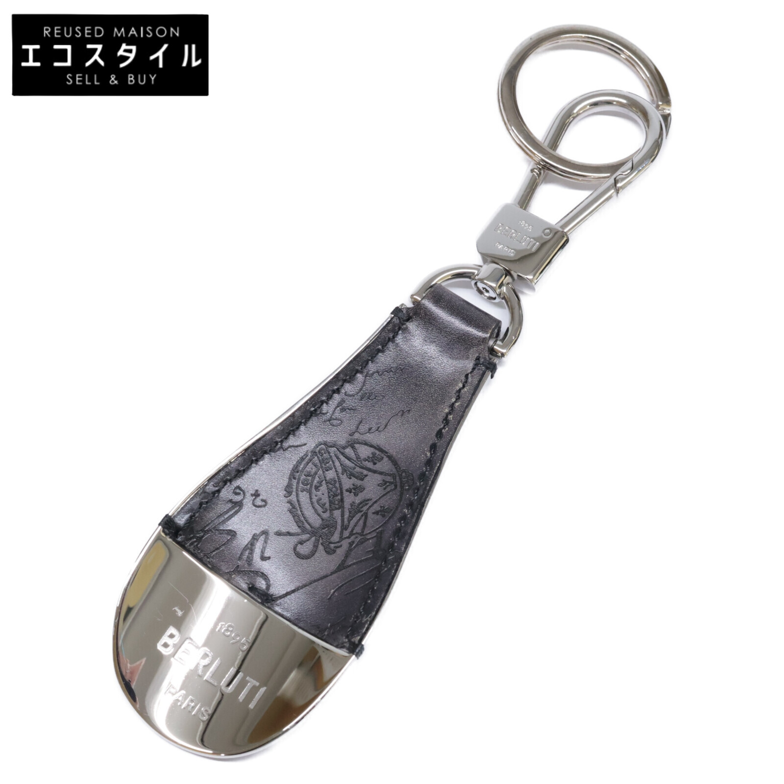 楽天市場】ベルルッティ キーホルダー Berluti キーリング ロゴ