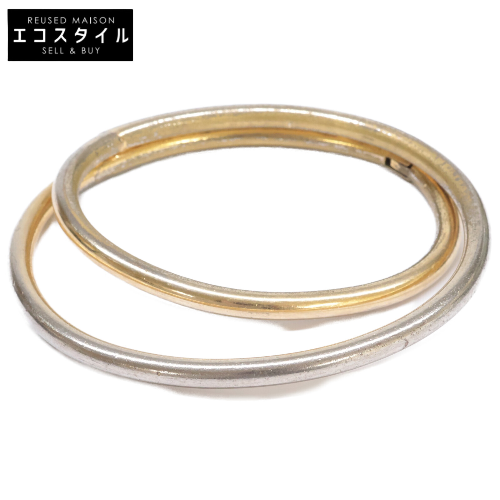 VIONNET ヴィオネ Oro Veronica オーバーレイデザイン バングル ゴールド レディース 【中古】
