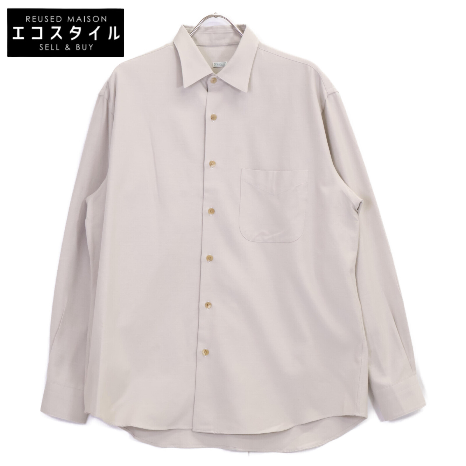 A.PRESSE コットンシャツ　BEIGE 楽天市場】A.PRESSE アプレッセ シャツ サイズ:2 / 22AW コットン