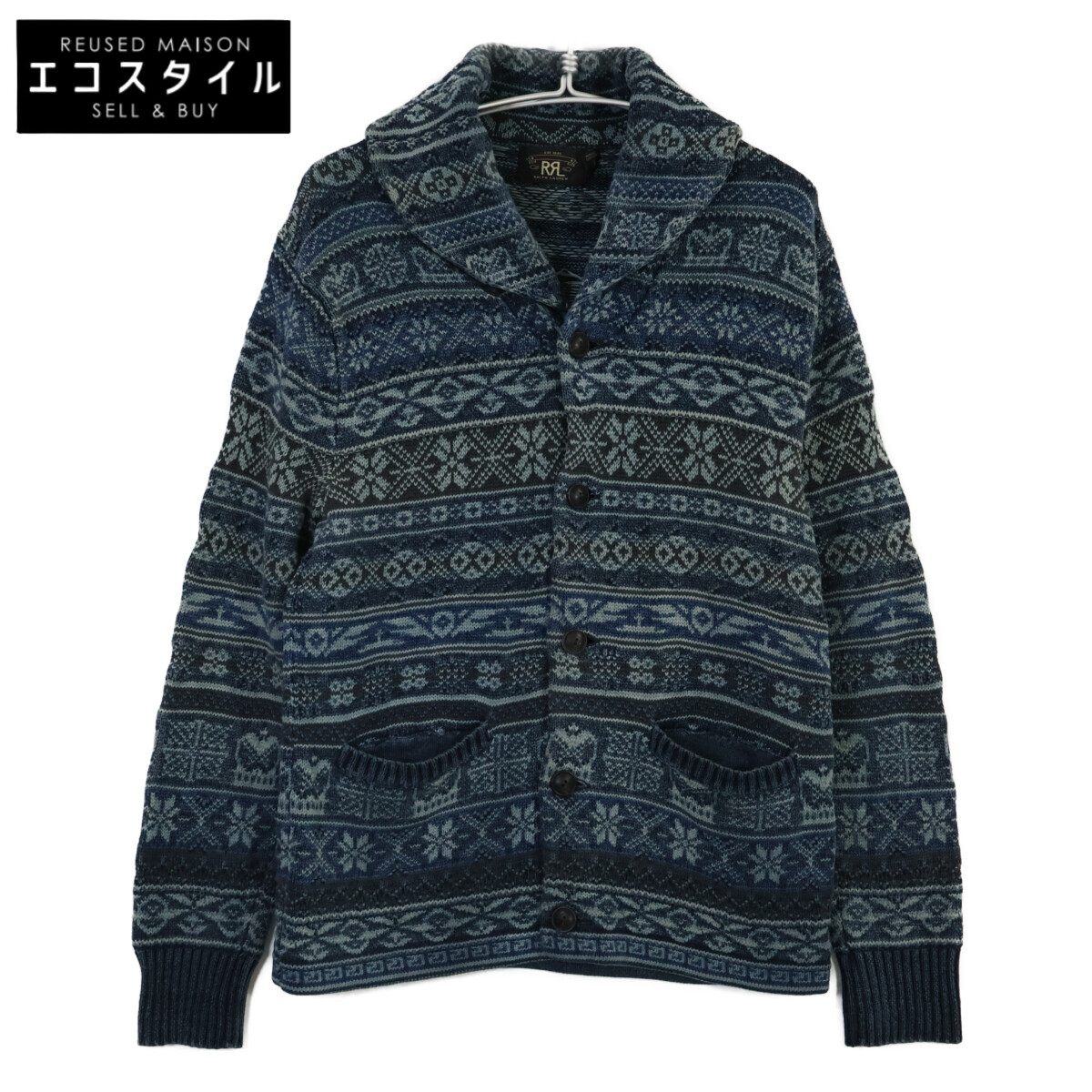 値下げ美品　RRL カーディガン 楽天市場】RRL(ダブルアールエル ラルフローレン)ショールカラー