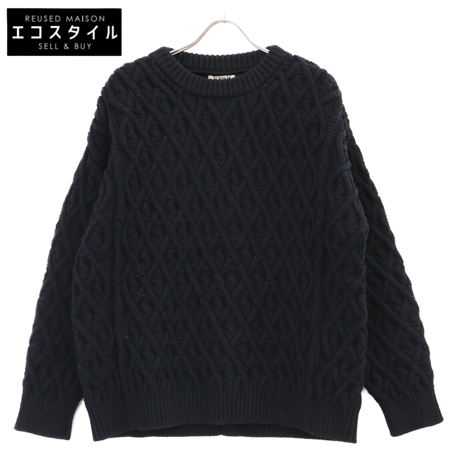 楽天市場】AURALEE オーラリー ニット サイズ:5 ケーブル編み フレンチ