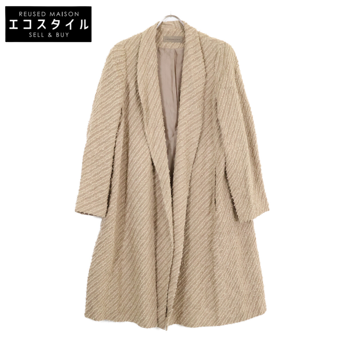 着丈122✨JURGEN LEHL ヨーガンレール ロングコート アンゴラ 楽天市場】JURGEN LEHLヨーガンレール 紐リボン付 裏地シルクコットン