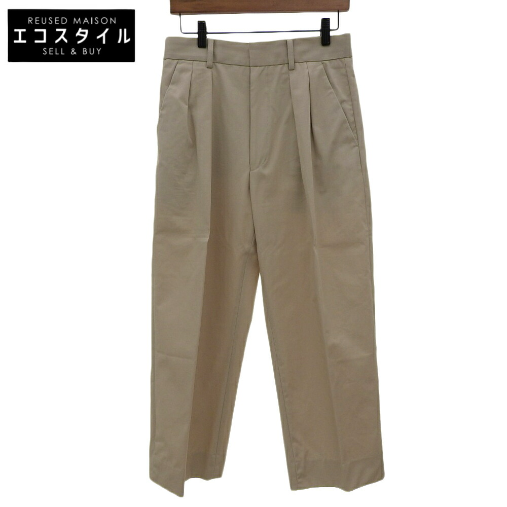 楽天市場】[送料無料]CABaN : ウールギャバジン 1タックテーパード