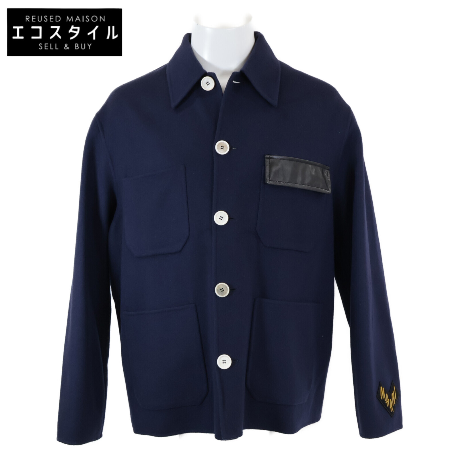 楽天市場】MARNI マルニ 25SS BLEACHED COATED ORGANIC DENIM COBALT