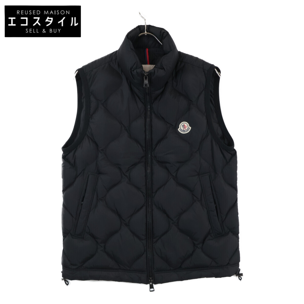 楽天市場】MONCLER モンクレール RAY GILET レイジレ 胸元ロゴワッペン