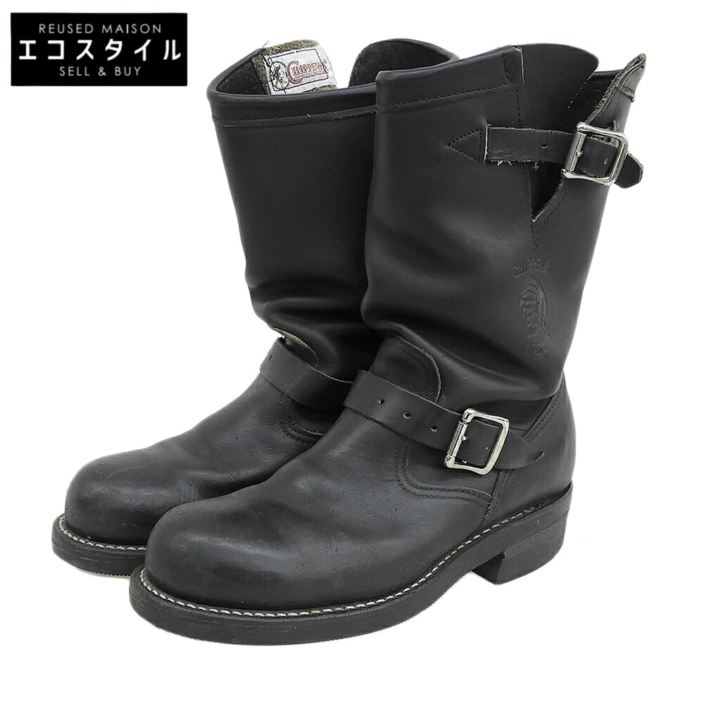 ノ*ス様 チペワCHIPPEWA ブラックスウェード　25.5 楽天市場】チペワ ブーツ メンズ エンジニアブーツ ビブラムソール