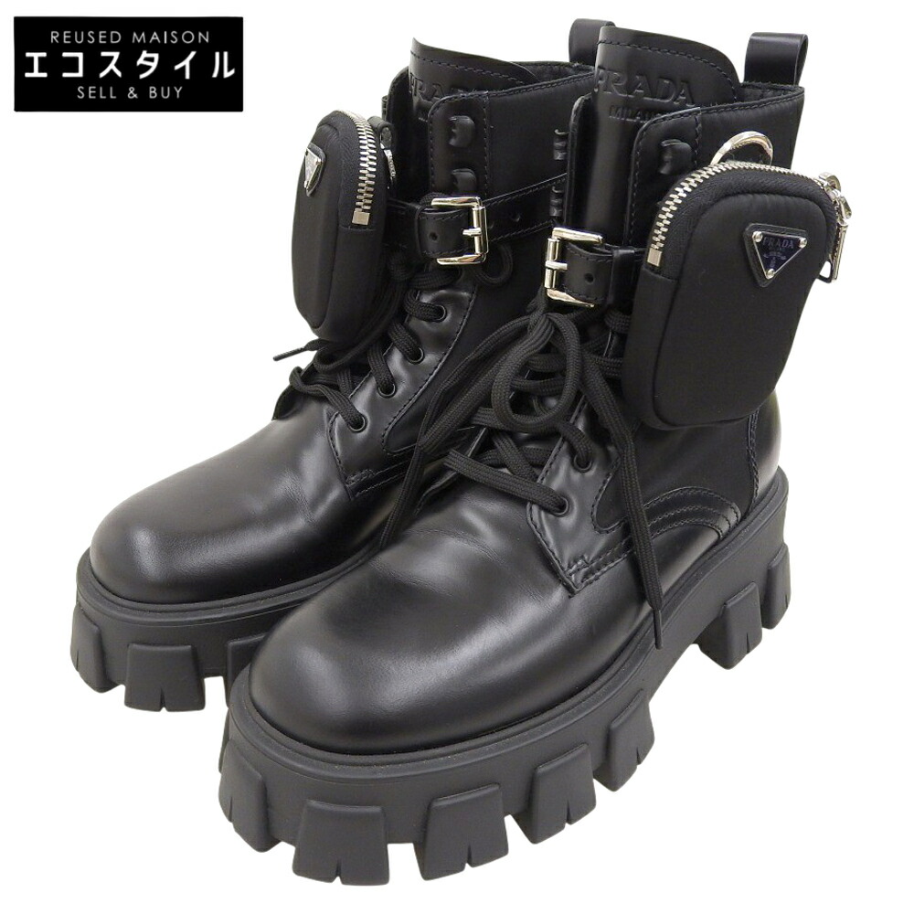 楽天市場】【PRADA SPORT】プラダスポーツ サイドゴアブーツ ブラック